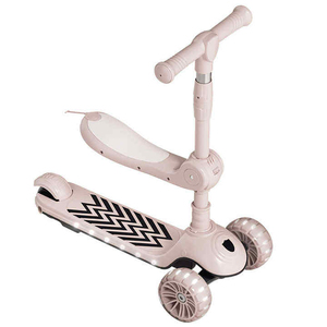 Nouveaux scooters pour enfants les plus vendus 2026, pour enfants de 3 à 15 ans, scooter à trois roues deux-en-<span class=keywords><strong>un</strong></span> - Product Image 4
