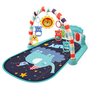 Atividade multifuncional Fitness Blanket Infantil Play Gym Mat <span class=keywords><strong>Baby</strong></span> Musical Piano Rack Pedal Playmat - Product Image 4