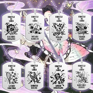 Juego de Anime Demon Slayer Kimetsu No Yaiba collares Kochou <span class=keywords><strong>Shinobu</strong></span> Halloween Moda <span class=keywords><strong>hombre</strong></span> mujer Cosplay accesorios regalos - Product Image 2