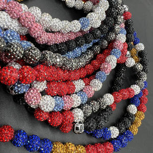 Venta de fábrica Unisex equipo de béisbol ajustable regalos collar de béisbol para atletas jugadores collar de béisbol con cuentas de diamantes de imitación - Product Image 4