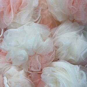 ฟองน้ำอาบน้ำนุ่มขัดผิวอาบน้ำอาบน้ำขัดลูฟาตาข่ายฟองน้ำล้างดอกไม้ขัดผิวกายสำหรับผู้ชายผู้หญิงอาบน้ำ - Product Image 6
