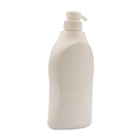 Bouteille plate en plastique de 200ml emballage vide pompe à lotion en plastique rechargeable savon liquide de luxe shampooing prix d'usine en gros