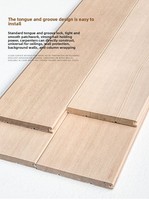 Paneles de Madera Sólida de Abachi, Hemlock, Cedro Rojo Occidental Canadiense, Roble Blanco, Teca Sudamericana, Rejillas de Madera