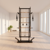 Suministro Directo de Fábrica: Unidad de Pared para Pilates con Plataforma y Colchoneta, Torre de Poleas para Gimnasios, Clubes y Estudios de Yoga