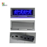 Merah/Putih/Biru/Hijau/Pink/Orange Warna LED Name Plate Mini Layar Pesan