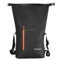 Sac à dos étanche 35L en TPU personnalisé pour ordinateur portable et tablette, idéal pour la randonnée, les voyages, le quotidien ou les affaires, avec fermeture Roll-top