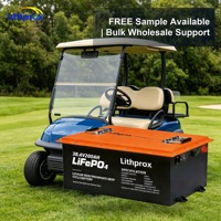 Batterie LiFePO4 38,4V 100Ah avec Bluetooth et fonction chauffante pour voiturette de golf et stockage solaire hors réseau