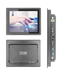 178-Degree Wide Angle 15Inch Waterproof Fanless Industrial Panel PC Capacitive Touch Screen Embedded PC i3 i5 CPU KIOSK/POS/ATM