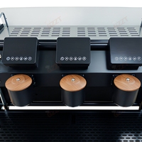 Machine à café expresso italienne 5000W à 3 groupes, 9 bars, automatique, pour cappuccino, avec chaudière à café 3L et chaudière à vapeur 12L