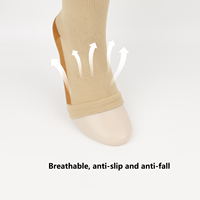 Vente en gros Chaussettes athlétiques unisexes personnalisées Chaussettes longues de haute qualité avec fermeture éclair et compression au genou quantité minimale de commande bas Soutien à la mode