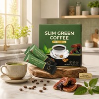 Café Vert Minceur en Gros avec Extrait de Ganoderma Reishi pour la Gestion du Poids – Poudre de Café Herbal Instantané – Marque Privée OEM