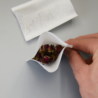Sachets de thé vides en fibre de maïs biodégradables avec cordon de serrage 5*6cm – Vente en gros, Offre Spéciale – Sachets de café biodégradables