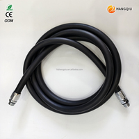 Tuyau de carburant en caoutchouc NBR noir de 19 mm, 4 m-6 m, tuyau de distribution de carburant pour utilisation en station-service