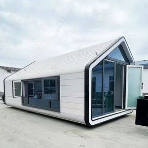 Tente de camping rectangulaire moderne en métal, portable, pour toutes les saisons, pour le camping et les activités de plein air - Product Image 1