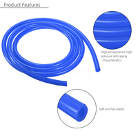 Tuyau d'air et de vide en caoutchouc silicone extrudé sur mesure, souple, 2mm, 3mm, 4mm, 5mm, 6mm, 8mm, 12mm