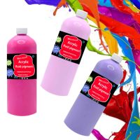 Non toxique ours peinture fluide brique ours versant peinture acrylique 56 couleurs pour peinture Figurines bricolage banques Art ours en peluche
