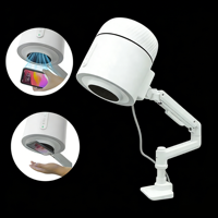 Dernier modèle d'aspirateur de poussière pour ongles avec lampe UV 200W, extracteur de poussière électrique pour table de manucure et pédicure, pour les soins des pieds