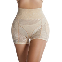 Collants sculptants pour femmes, effet push-up fessier et rehausseur de hanches, en dentelle sans couture, avec inserts rembourrés