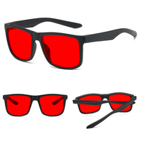 Lunettes de jeu E-sport DL, verres rouges pour PC, UV400, anti-reflets, monture intégrale