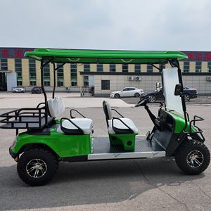 Carro de golf eléctrico chino de 4 asientos con tracción en las 4 ruedas Vehículo de nueva energía a la venta Todo terreno 4x4 Coche utilitario de lado a lado - Product Image 4