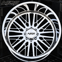 Jantes forgées NJQS Super Single Deep Dish pour camion 22x12 22x14 24x12 24x14 26x16 Poli Concave 8x200 8x180 8x6.5 6x5.5