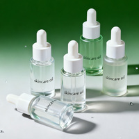 Flacons compte-gouttes en verre dépoli de 10/20/30/50/60 ml pour soins personnels, huiles essentielles, sérums cosmétiques, avec bouchon compte-gouttes, emballage pour soins capillaires
