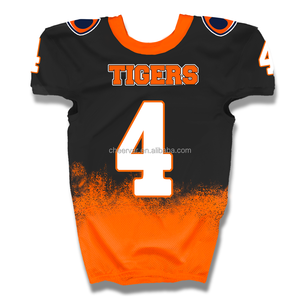 Maillot de football américain personnalisé en sergé, maillot de football américain bleu, tenue de football américain - Product Image 5