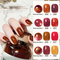 Vernis à ongles gel UV Tortoises Amber 10 ml, 9 couleurs, gel d'automne