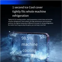 NISHEN refroidissement par eau téléphone mobile radiateur d'eau semi-conducteur téléphone portable NISHENG refroidisseur d'eau dissipateur de chaleur Ice Pad pour les jeux