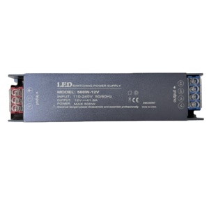 Le vendite dirette della fabbrica hanno condotto l'alimentatore dedicato per interni Ac 110V <span class=keywords><strong>220V</strong></span> il trasformatore sottile DC <span class=keywords><strong>12v</strong></span> 41a la striscia principale di alimentazione elettrica sottile 500W - Product Image 1