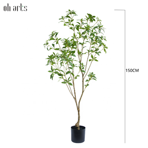 OH ARTS Plantas Artificiales Grandes para Interiores/Exteriores, Caballos Verdes y Árboles de Madera Artificial, Bonsái para Bodas y Fiestas - Product Image 4