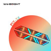 Luces LED de Escenario Retro Coloridas P3, Matriz RGBA de 3X50W o 6X5W, Controladas por DMX512 para Parques Temáticos, DJ, Discotecas e Iluminación de Conciertos