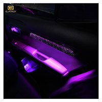 Kit d'éclairage LED intérieur K7 6-en-1 pour panneaux de portières de voiture avec options de garnitures multi-longueurs pour les distributeurs