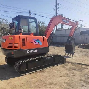 <span class=keywords><strong>Mini</strong></span> 5.5Ton Gebraucht DH55 von Doosan Erschwing licher und heiß verkaufter Mikro bagger zum Verkauf - Product Image 2