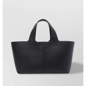 Women's Fashion Shoulder Tote <b>Bag</b> with Faux <b>Leather</b> Material Tassel Detail Two Carry Straps Zip Closure <b>Soft</b> for Daily Use - Product Image 2