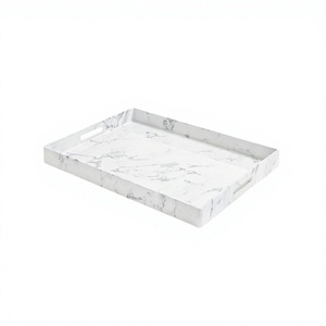 Plateau de service pour chocolats en marbre, taille personnalisée, forme rectangulaire, plateau à chocolats pour mariage ou fête - Product Image 1