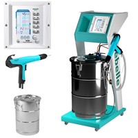 Machine de peinture électrostatique à pulvérisation intelligente 3-en-1, moteur en acier inoxydable 220V 50W pour l'électronique automobile