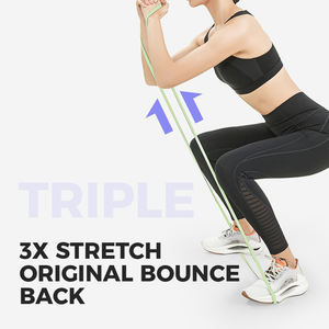 MIKE SPORTS Bande de résistance d'entraînement super extrême en latex écologique hautement élastique pour l'exercice, le yoga, l'étirement et l'entraînement - Product Image 4