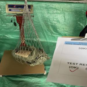 ถุงตาข่ายลวดสลิง 7x19 สแตนเลส 316 รับน้ำหนัก 30 กก. - Product Image 2