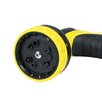 Boquilla de plástico para manguera de jardín, juego de pistola de agua con 10 patrones, venta al por mayor de fábrica, PISTOLA DE PULVERIZACIÓN de agua barata