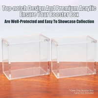 Boîte de présentation en acrylique pour ETB Elite Trainer Box, boîte de collection en acrylique, aimant N52, boîte transparente, étui de protection épais