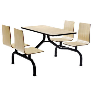 <strong>Canteen</strong> Hall Set Simple 4 Seats Dining <strong>Table</strong> - Product Image 4