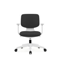 Chaise de bureau de formation moderne de luxe rouge sur mesure, avec dossier mi-haut en maille, idéale pour l'utilisation informatique