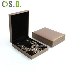 Coffret de bijoux en cuir PU personnalisé avec logo pour collier, bracelet, boucles d'oreilles et bague - Vente en gros - Product Image 2