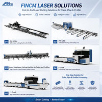 Équipement de découpe laser à fibre CNC industriel FINCM 1500W 160MM 240MM, machines de découpe de tubes en fibre laser 3000W