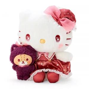 Muñeca de Peluche Melody Kuromi con Falda Rosa Morada, Adorable Muñeca Decorativa, Personaje de Anime Famoso, Juguetes de Peluche para Niñas, Regalo - Product Image 3