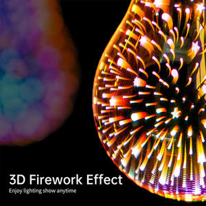 COYOLED A60 Edison <span class=keywords><strong>3D</strong></span> LED couleur <span class=keywords><strong>3D</strong></span> Globe ampoule pour <span class=keywords><strong>Amazon</strong></span> transfrontalier E27 vis ampoule fée feux d'artifice ampoules - Product Image 4