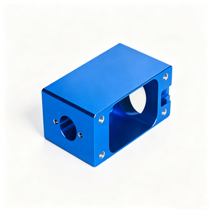 Mecanizado CNC Personalizado OEM para Caja de Aluminio 6061, Anodizado Azul, Fresado de Precisión, Equipo Mecánico - Product Image 1
