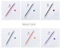 Recharge 0.5 de stylo gel coloré de 0.7mm, stylo rétractable, marqueur effaçable intelligent pour ordinateur portable, vente en gros