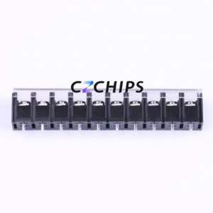 KF58S-10.0-10P Barrier Terminal Block Through hole Component (THT),P=10mm Connector With Cover Plate 10mm 1x10P Straight Pin - Product Image 2